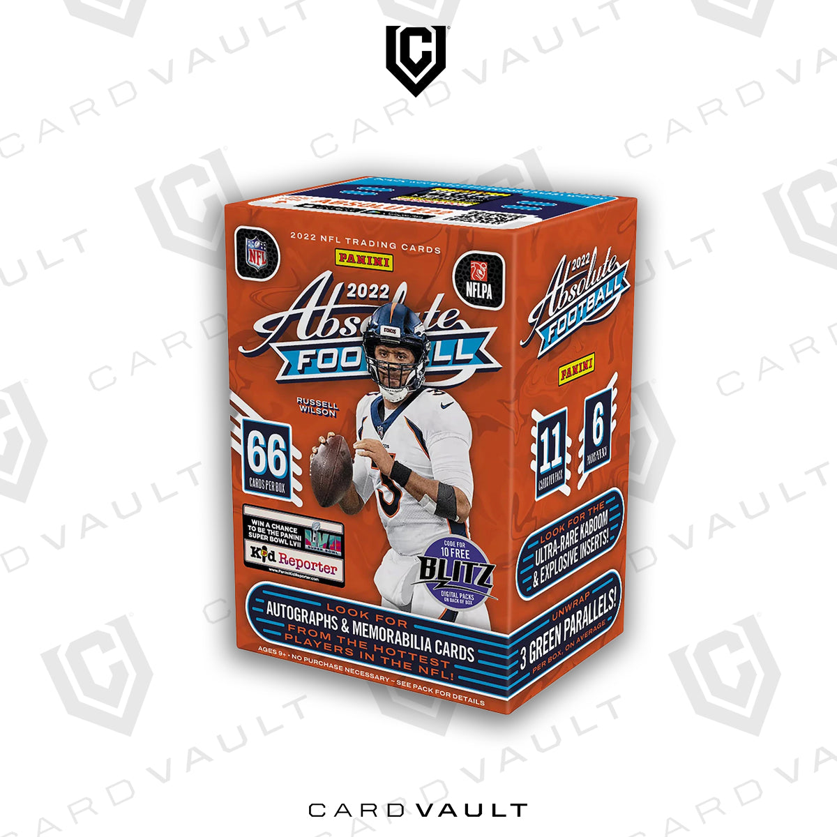 2022 Panini Absolute Football Blaster Box 